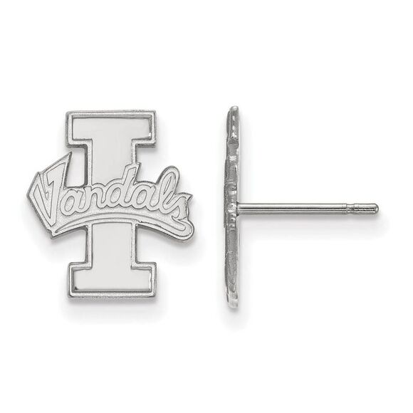 Sterling Silver University of Idaho Small Post Earrings - Picture 1 of 4
